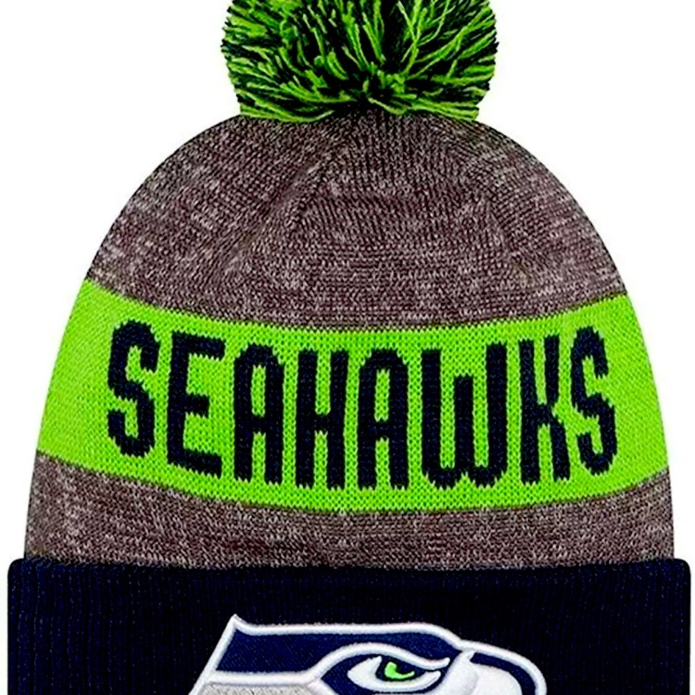 New Era Knit Seattle Seahawks Beani .